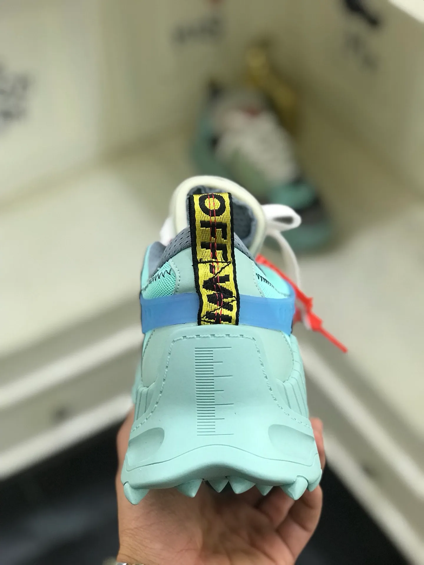 Men's shoes 💰480🌼【New style】OFF - high-end boutique. [OFF-WHITE 1Birth information and the word AIR are displayed on both sides of the shoe, and OFF-WHITE's iconic details can be seen on the sole and insole. You can choose a pair if you like the style. Code 38-44 (45 can be customized)